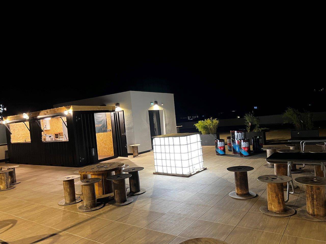 Rooftop night